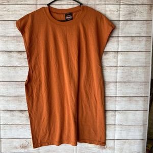 Mens Harley Davidson Mesh orange Tank Top size XL